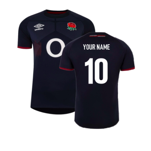 2023-2024 England Rugby Alternate Replica Jersey (Your Name)