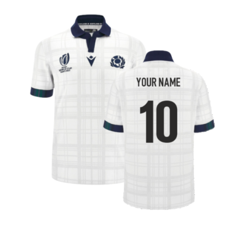 Scotland RWC 2023 Away Cotton Rugby Shirt (Your Name)