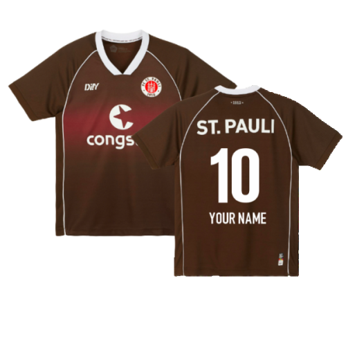 2023-2024 St Pauli Home Shirt (Your Name)