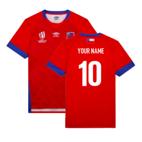 2023 Chile RWC Rugby Home Shirt (Your Name)