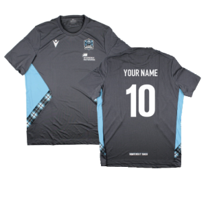 2023-2024 Glasgow Warriors Rugby Gym Training T-Shirt (Grey) 2023-2024 Glasgow Warriors Rugby Gym Training T-Shirt (Grey)