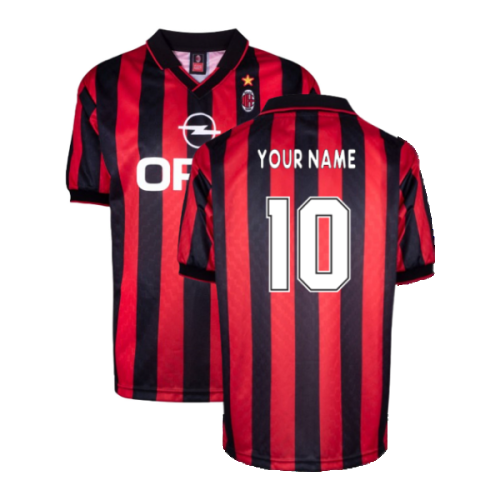 AC Milan 1996 Home Retro Shirt (Your Name)