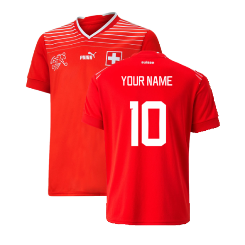 2022-2023 Switzerland Home Shirt (Kids) (Your Name)