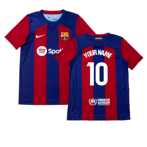 2023-2024 Barcelona Home Shirt (Kids) (Your Name)