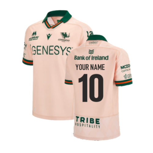 2023-2024 Connacht Rugby Away Replica Shirt (Your Name)