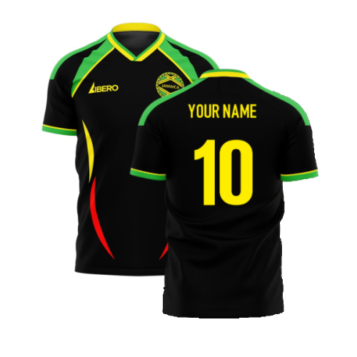 Jamaica 2006 Style Away Concept Shirt (Libero) (Your Name)