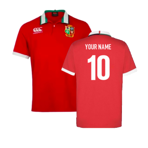 2021 British & Irish Lions SS Classic Rugby Shirt Mens (Your Name)