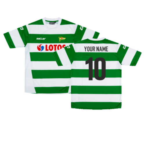 2015-2016 KS Lechia Gdansk Home Shirt (Your Name)