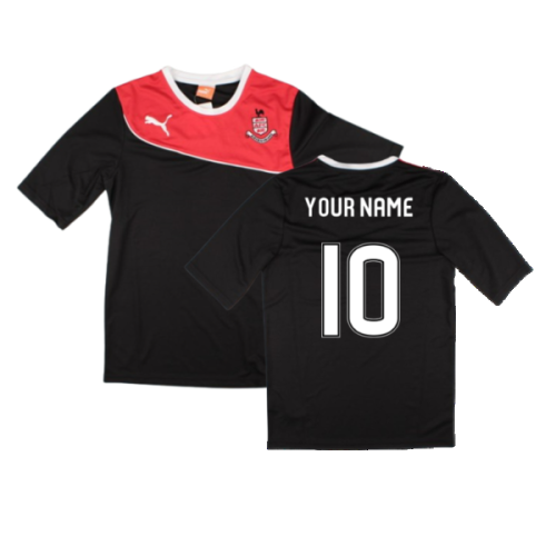 2015-2016 Airdrie Training Shirt (Black) - Kids (Your Name)