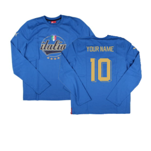 2022-2023 Italy LS Graphic Tee (Blue)