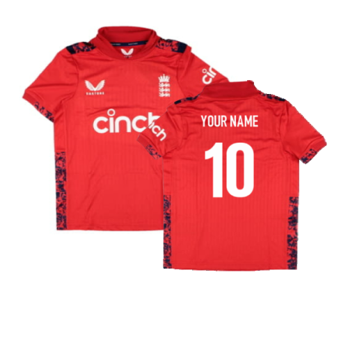 2024 England Cricket T20 World Cup Shirt (Kids) (Your Name)