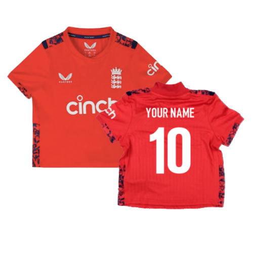 2024 England Cricket T20 World Cup Shirt (Infants) (Your Name)