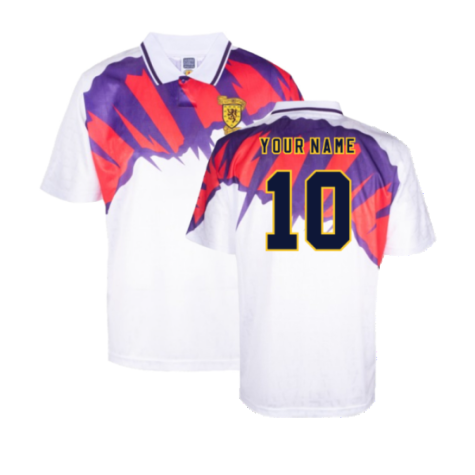 Scotland 1992 Away Retro Shirt (Your Name)