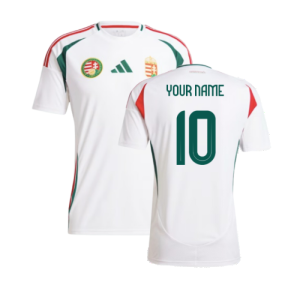 2024-2025 Hungary Away Shirt (Your Name)