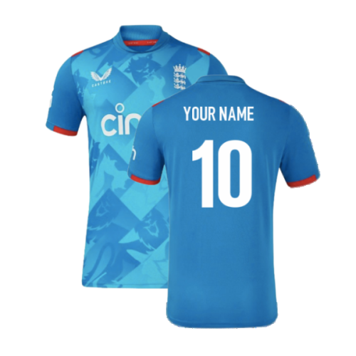 2024-2025 England Cricket ODI Pro S/S Shirt (Your Name)