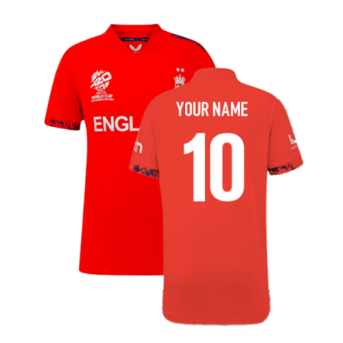 2024 England Cricket World Cup T20 Shirt (Kids) (Your Name)