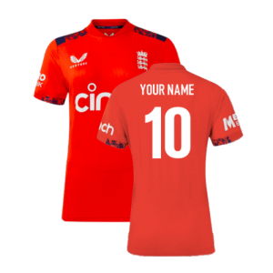 2024 England Cricket T20 Replica S/S T-Shirt (Womens)