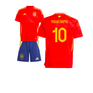 2024-2025 Spain Home Youth Kit (Your Name)