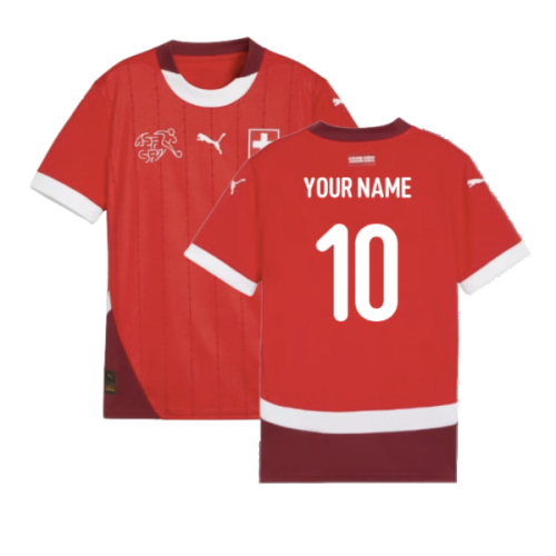 2024-2025 Switzerland Home Shirt (Kids) (Your Name)