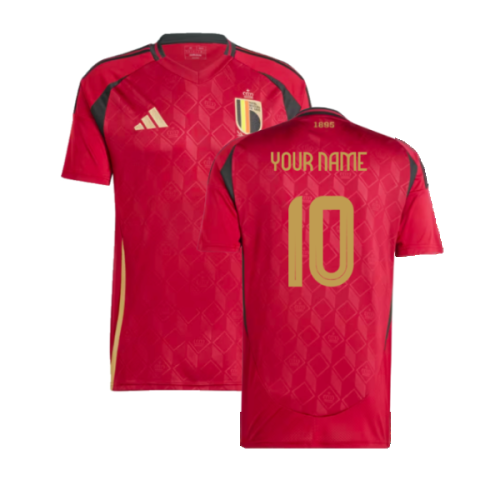 2024-2025 Belgium Home Shirt (Your Name)