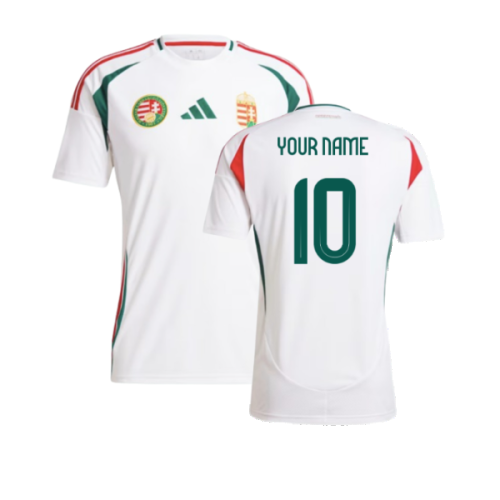 2024-2025 Hungary Away Shirt (Your Name)