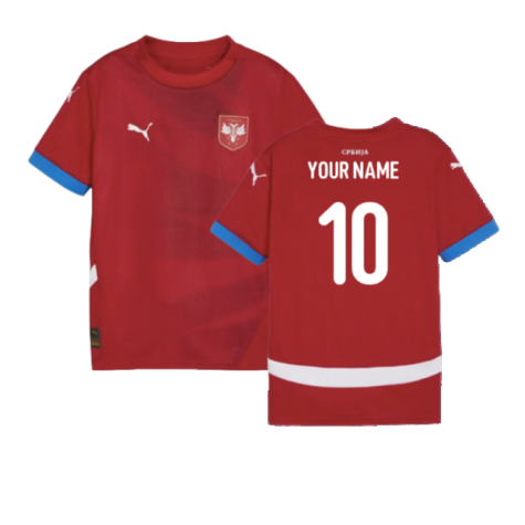 2024-2025 Serbia Home Shirt (Kids) (Your Name)