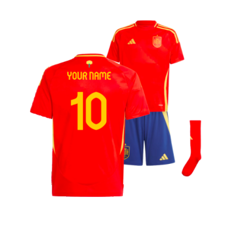 2024-2025 Spain Home Youth Kit (Your Name)