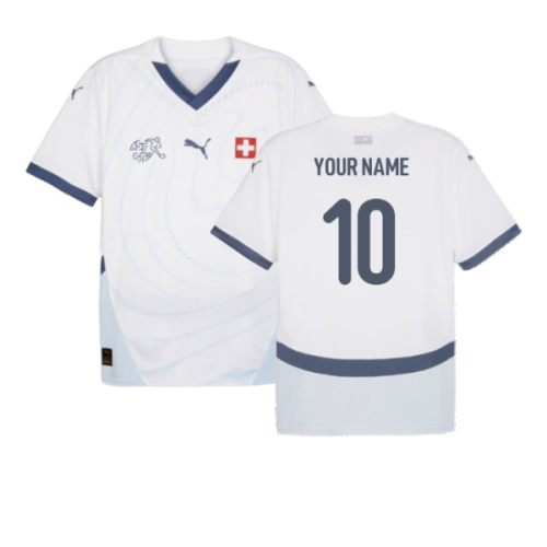 2024-2025 Switzerland Away Shirt (Your Name)