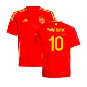 2024-2025 Spain Home Shirt (Kids) (Your Name)