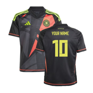 2024-2025 Germany Home Goalkeeper Shirt (Black) - Kids (Your Name)