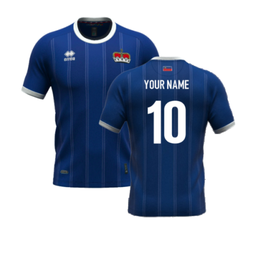 2024-2025 Liechtenstein Home Shirt (Your Name)