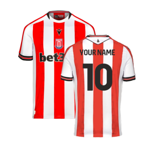 2024-2025 Stoke City Home Long Sleeve Shirt (Your Name)