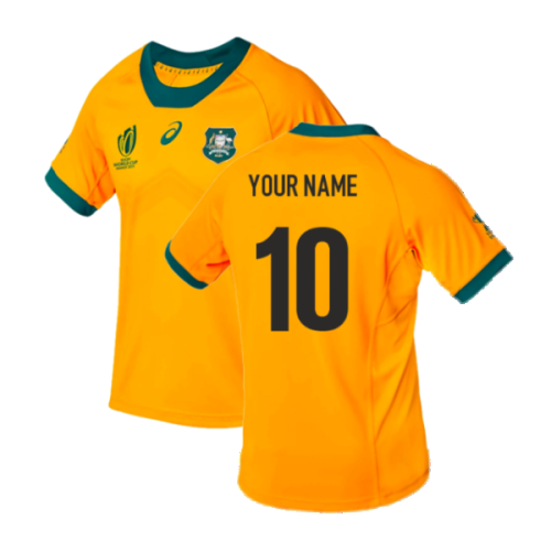 Australia RWC23 Home Rugby Jersey (Your Name)