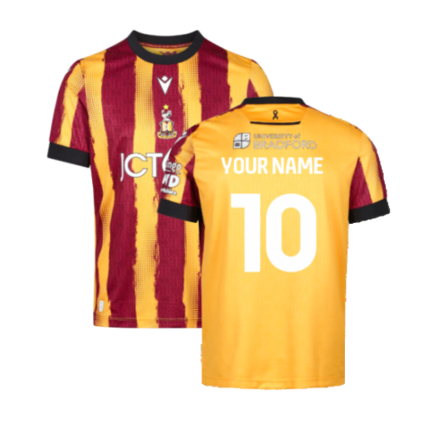 2024-2025 Bradford City Home Shirt (Your Name)