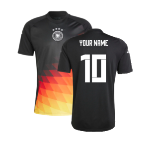 2024-2025 Germany Pre-Match Shirt (Black) (Your Name)