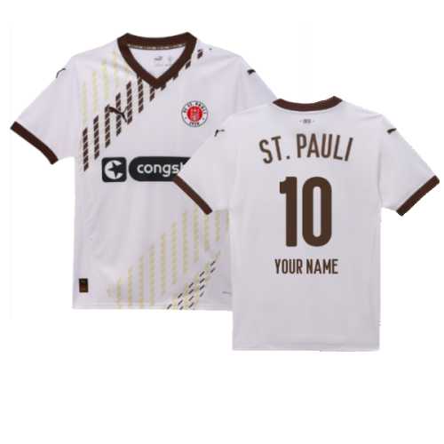 2024-2025 St Pauli Away Shirt (Your Name)