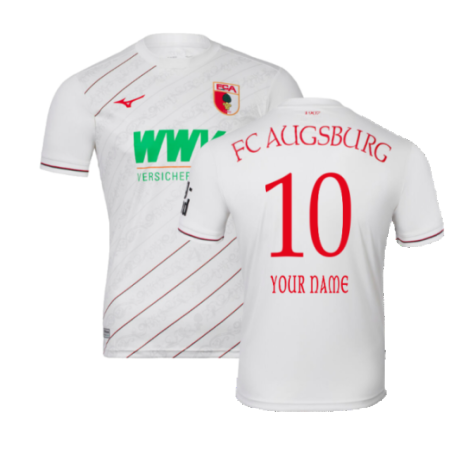 2024-2025 FC Augsburg Home Shirt (Kids) (Your Name)
