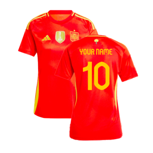 2024-2025 Spain Home Shirt (Ladies) (Your Name)