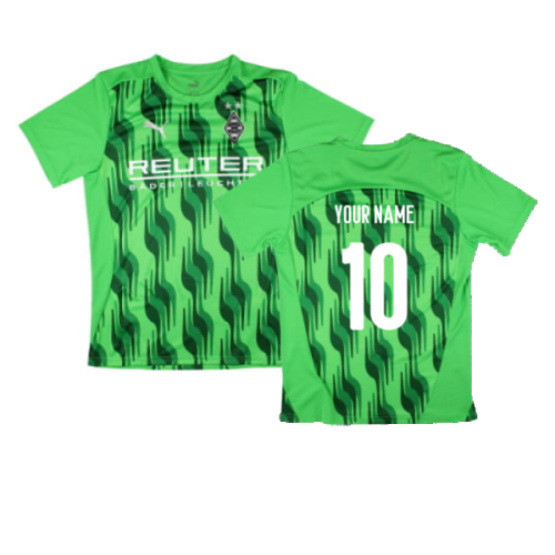 2024-2025 Borussia MGB Pre-Match Jersey (Green) (Your Name)