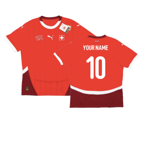 2024-2025 Switzerland Home Shirt (Your Name)