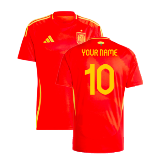 2024-2025 Spain Home Shirt (Your Name)