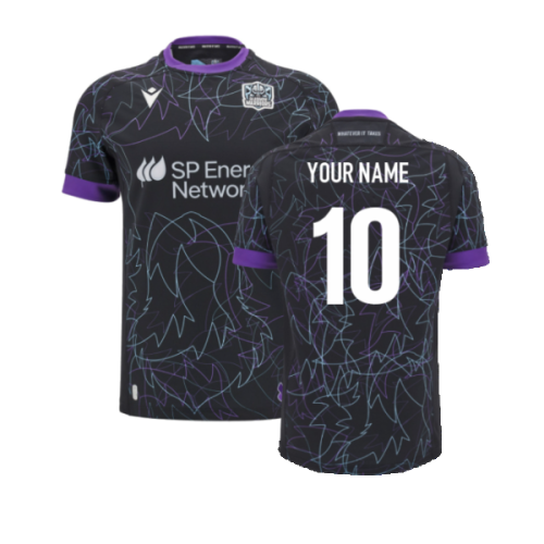 2024-2025 Glasgow Warriors Rugby Training Jersey (Your Name)