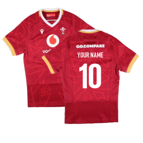 2024-2025 Wales Rugby Home Pathway Slim Fit Shirt (Womens) (Your Name)