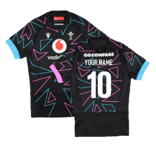 2024-2025 Wales Rugby Away Pathway Body Fit Shirt (Womens) (Your Name)