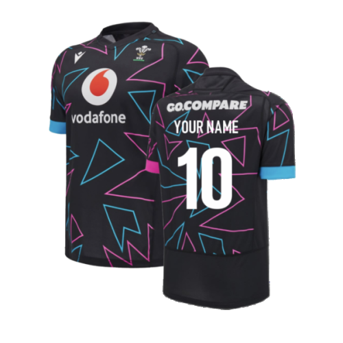 2024-2025 Wales WRU Rugby Away Pathway Shirt (Your Name)