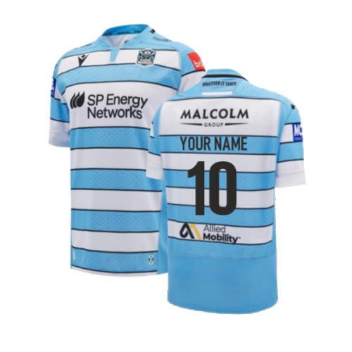 2024-2025 Glasgow Warriors Rugby Away Shirt (Kids) (Your Name)