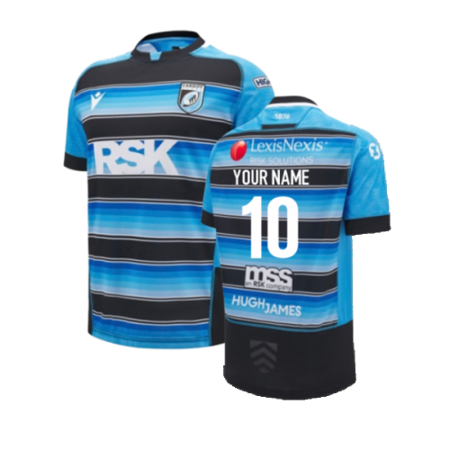 2024-2025 Cardiff Blues Rugby Home Poly Replica Shirt (Your Name)