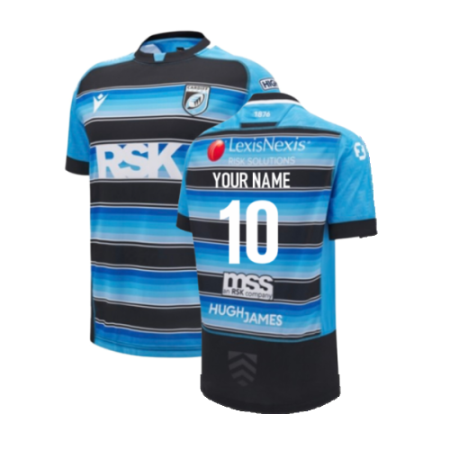 2024-2025 Cardiff Blues Home Rugby Replica Shirt (Kids) (Your Name)