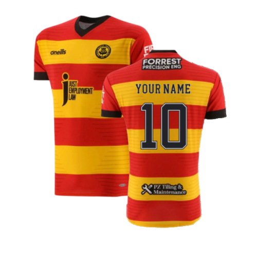 2022-2023 Partick Thistle Home Shirt (Your Name)