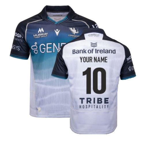 2024-2025 Connacht Rugby Away Shirt (Your Name)